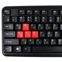 Клавиатура Nakatomi KN-02U Black-Red фото 3